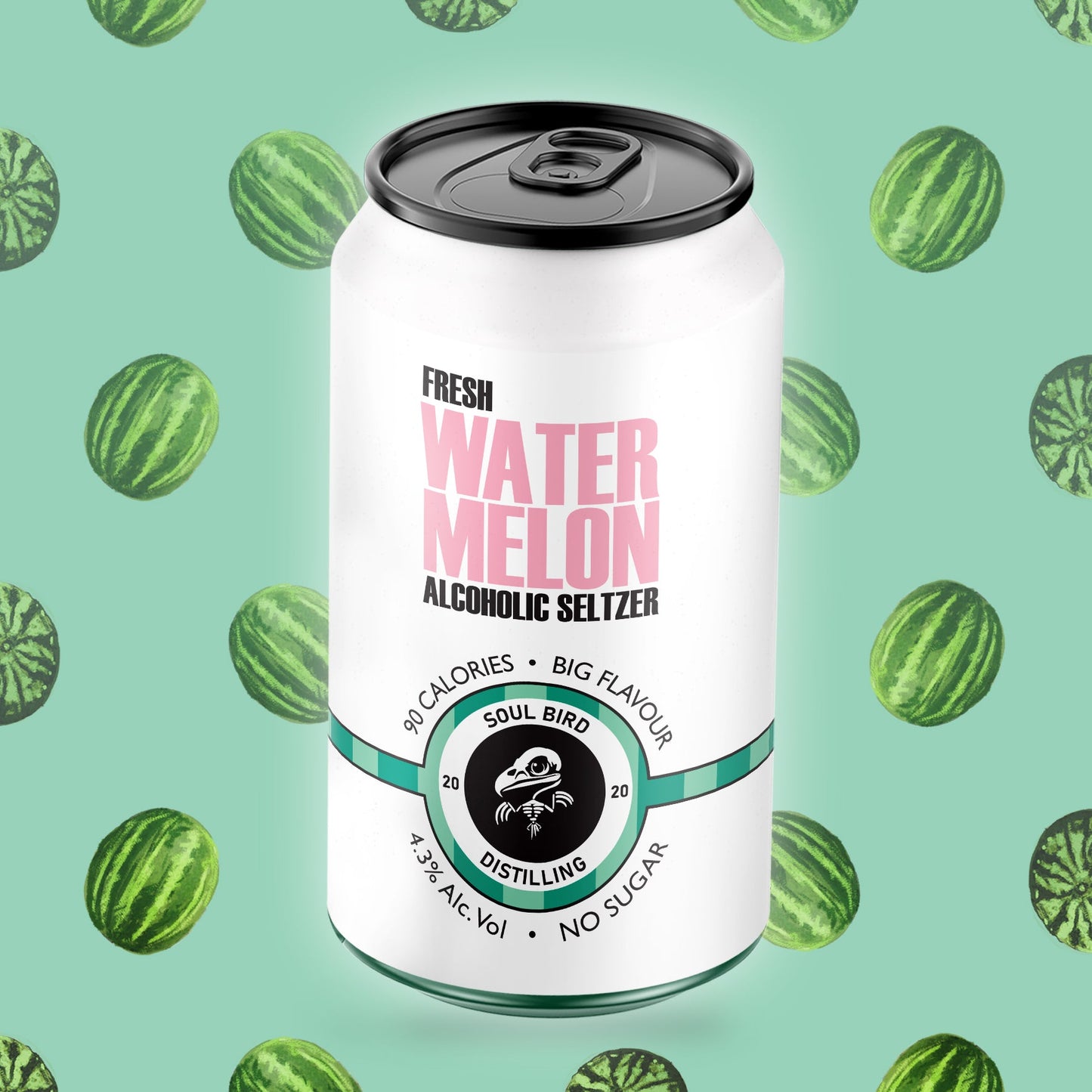 Soul Bird - Alcoholic Seltzer - Fresh Watermelon