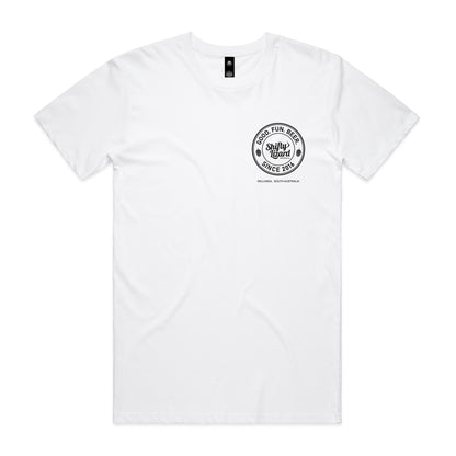 Shifty Hipster T-shirt - White