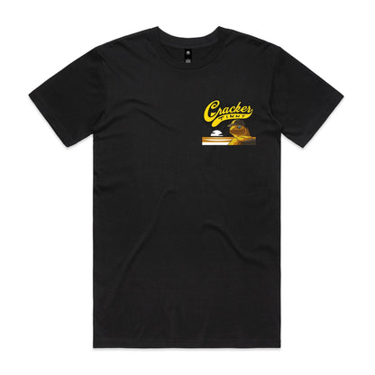 Cracker Tinny T-shirt Black or Yellow
