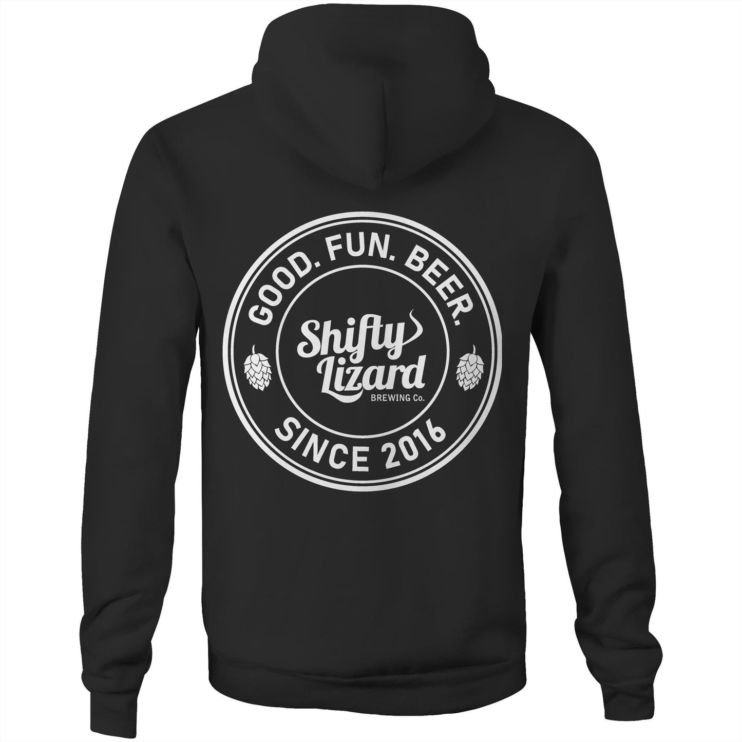 Good Fun Beer - AS Colour Stencil - Pocket Hoodie Sweatshirt